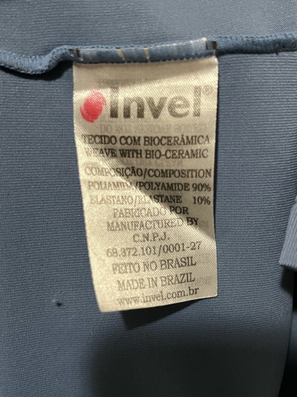 INVEL brand Woman’s V-neck long sleeve Bioceramics Mid Blue color Size Medium - Picture 4 of 5